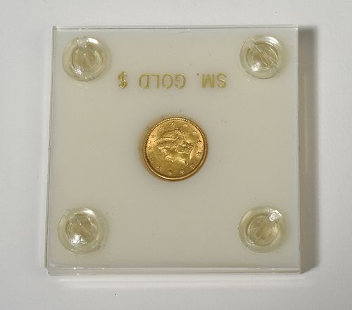 1852 $1 DOLLAR GOLD COIN1852 $1