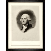 1852 ENGRAVING OF GEORGE WASHI