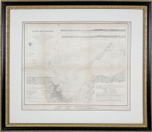 1853 MAP OF NANTUCKET HARBOR S