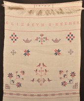 1855 PENNSYLVANIA CROSS STITCH