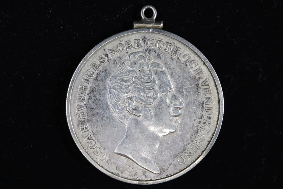 1855 SWEDISH 1 RIKSDALER SPECIE