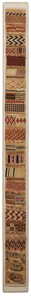 1855 Wool Work Band Sampler