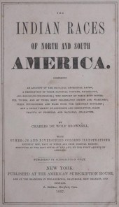 1856 INDIAN RACES OF AMERICA B