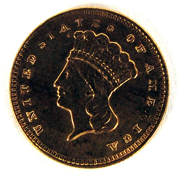 1856 One Dollar Princess Type III