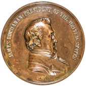 (1857-DATED) JAMES BUCHANAN IN