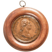 1857 WASHINGTON PLAQUE BY JAME