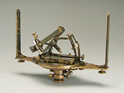 1858 Gurley solar compass, marked