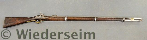 1860 Enfield rifle with brass