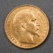 1860 FRENCH NAPOLEON III 20 FR