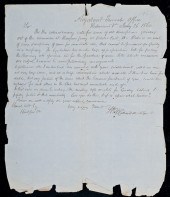 1860 Letter to Samuel Colt fro