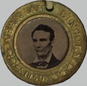 1860 LINCOLN-HAMLIN FERROTYPE