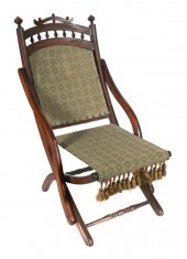 1860S CIVIL WAR CAMP CHAIR, EW