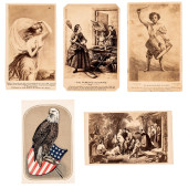 1860S, COLLECTION OF FIVE PATR