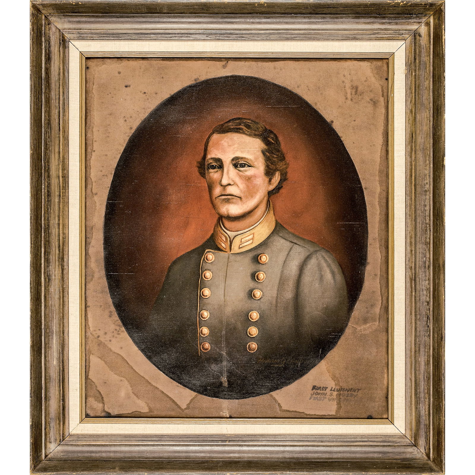1860S OIL PAINTING SIGNED HIRAM