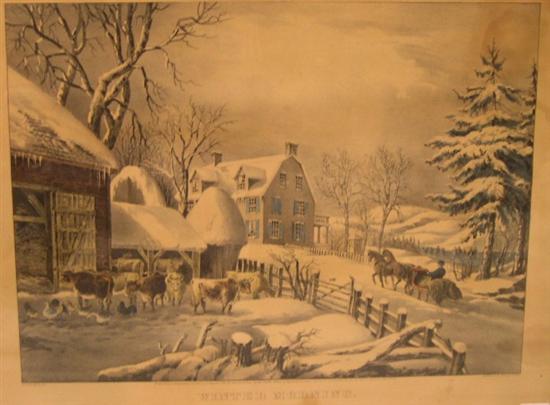 1861 Currier and Ives lithograph 