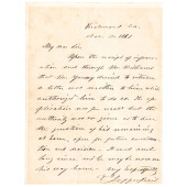1861 JEFFERSON DAVIS AUTOGRAPH