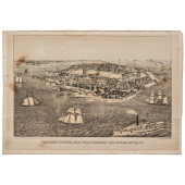 1861 PRINT: FORTRESS MONROE, O