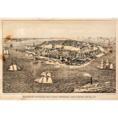 1861 PRINT: FORTRESS MONROE, O