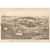 1861 PRINT: FORTRESS MONROE, O