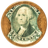1862 CIVIL WAR ENCASED POSTAGE