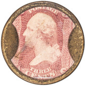 1862 CIVIL WAR ENCASED POSTAGE