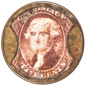 1862 CIVIL WAR ERA ENCASED POS