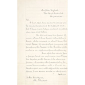 1862 LETTER TO ABRAHAM LINCOLN