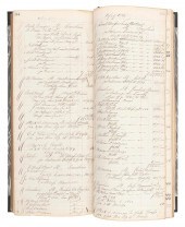 1863-1866 ACCOUNT BOOK FOR NEW