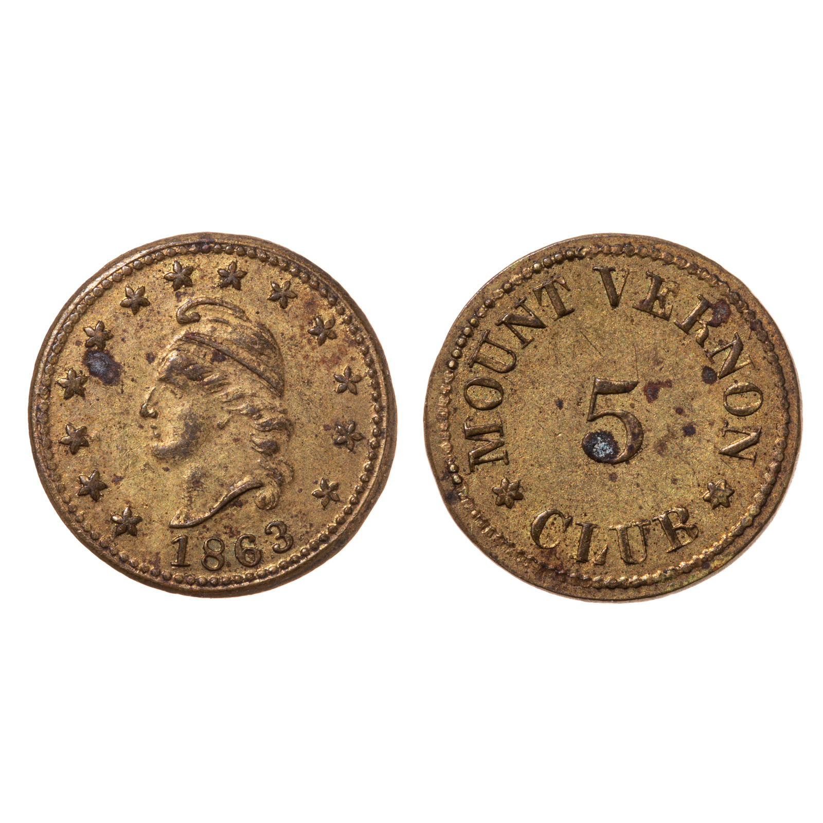 1863 BALTIMORE STORE TOKEN MT.