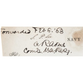 1863 CIVIL WAR DATE GIDEON WEL