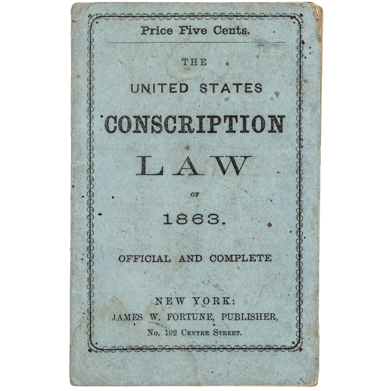 1863-DATED, UNION CIVIL WAR