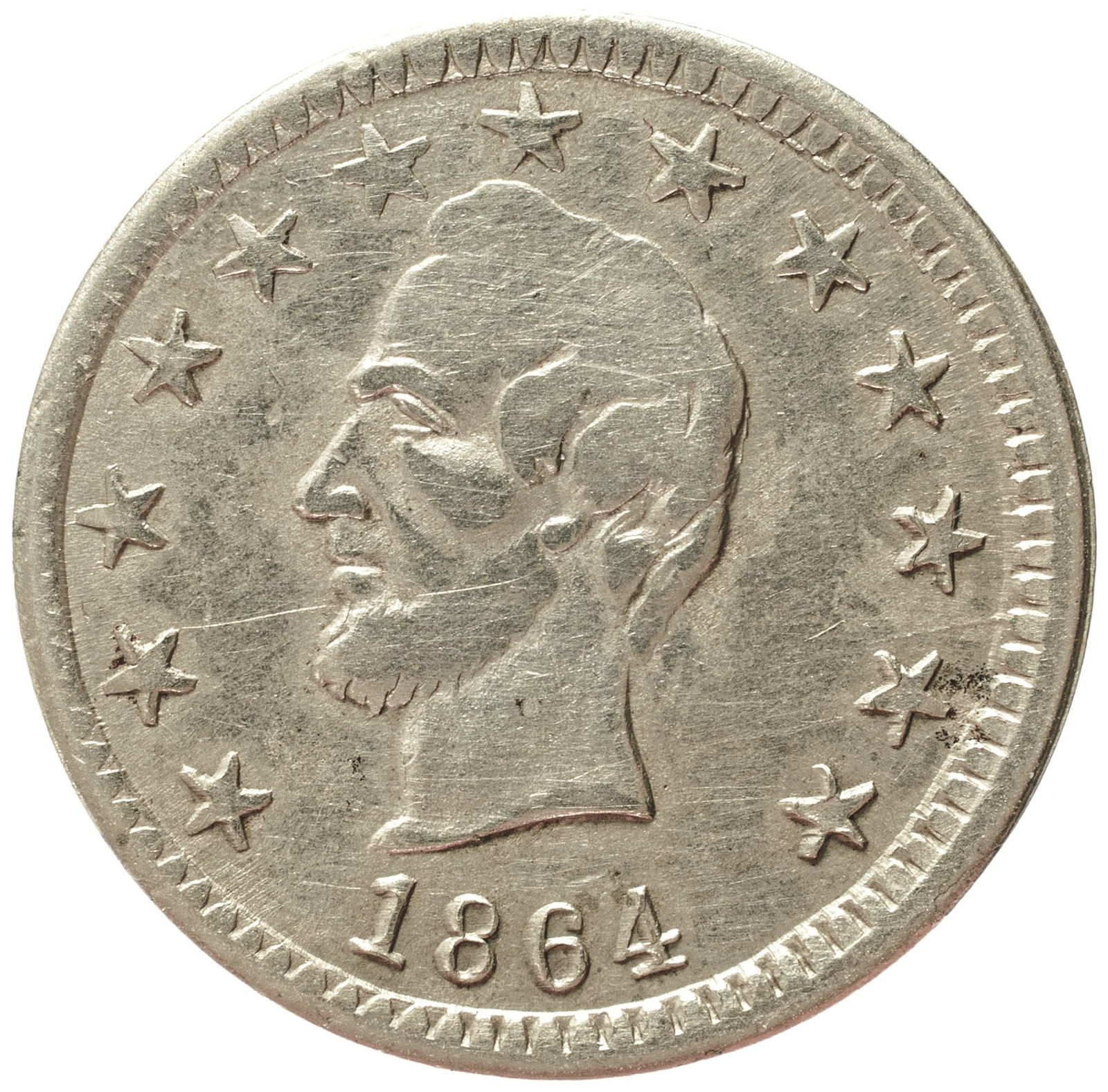 1864 ABRAHAM LINCOLN + GEORGE