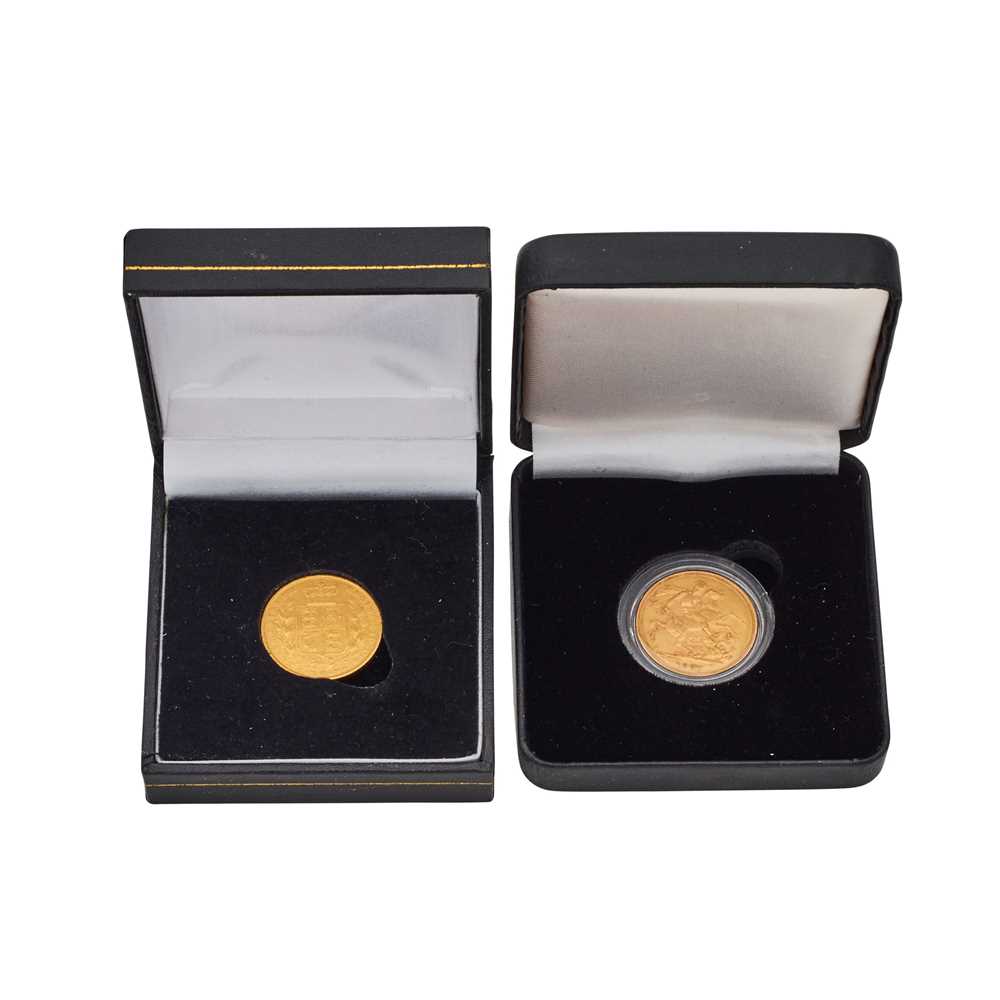 1864 AND 1887 TWO SOVEREIGNS