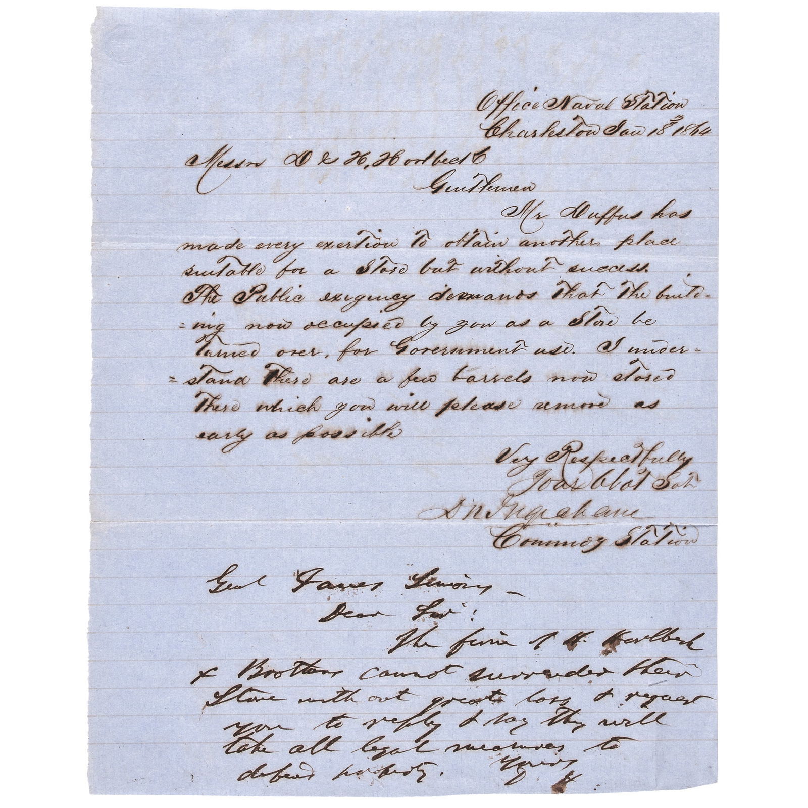 1864 CIVIL WAR CONFEDERATE NAVY