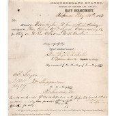 1864 CONFEDERATE STATES, NAVY