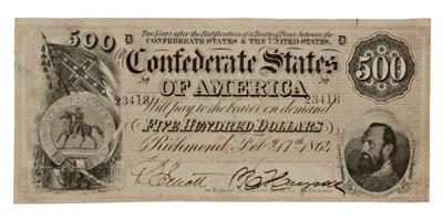 1864 Jackson Confederate