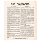 1864 POLITICAL CAMPAIGN BROADS