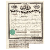 1864 RARE SYLVESTER MOWRY SIGN