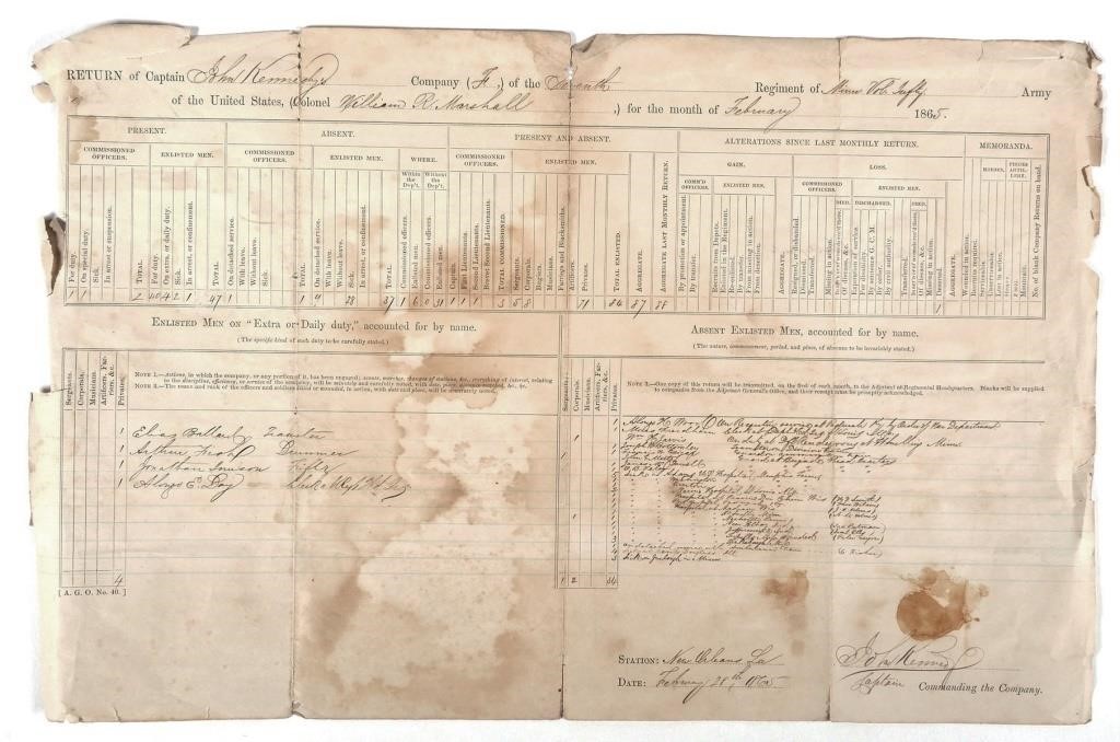 1865 CIVIL WAR UNION INFANTRY