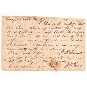 1865 CONFEDERATE GEORGIA DOCUM