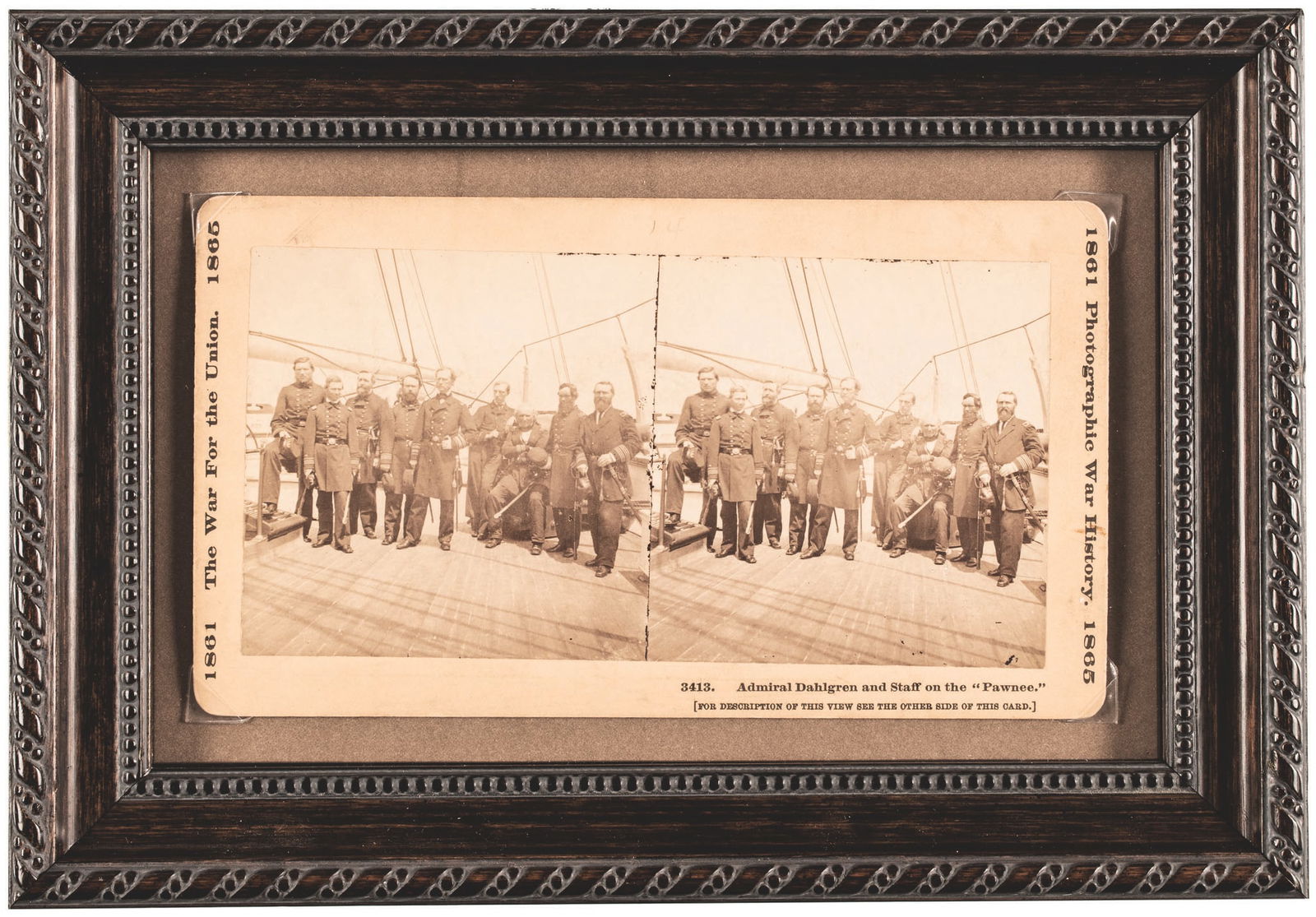 1865-DATED CIVIL WAR ERA STEREOVIEW