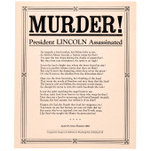 1865 MURDER! PRESIDENT LINCOLN