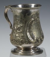 1865 SILVER-PLATE SAILING TROP
