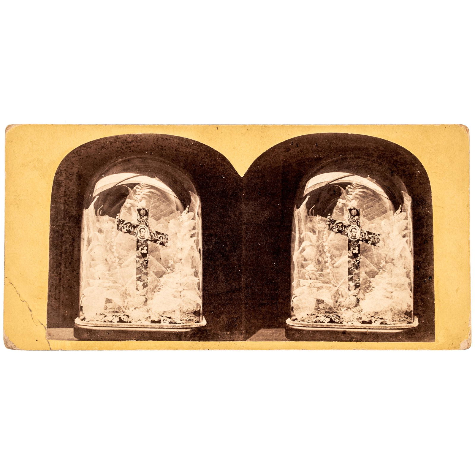 1865 STEREOVIEW ABRAHAM LINCOLN