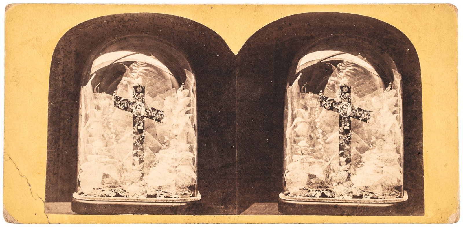 1865 STEREOVIEW ABRAHAM LINCOLN