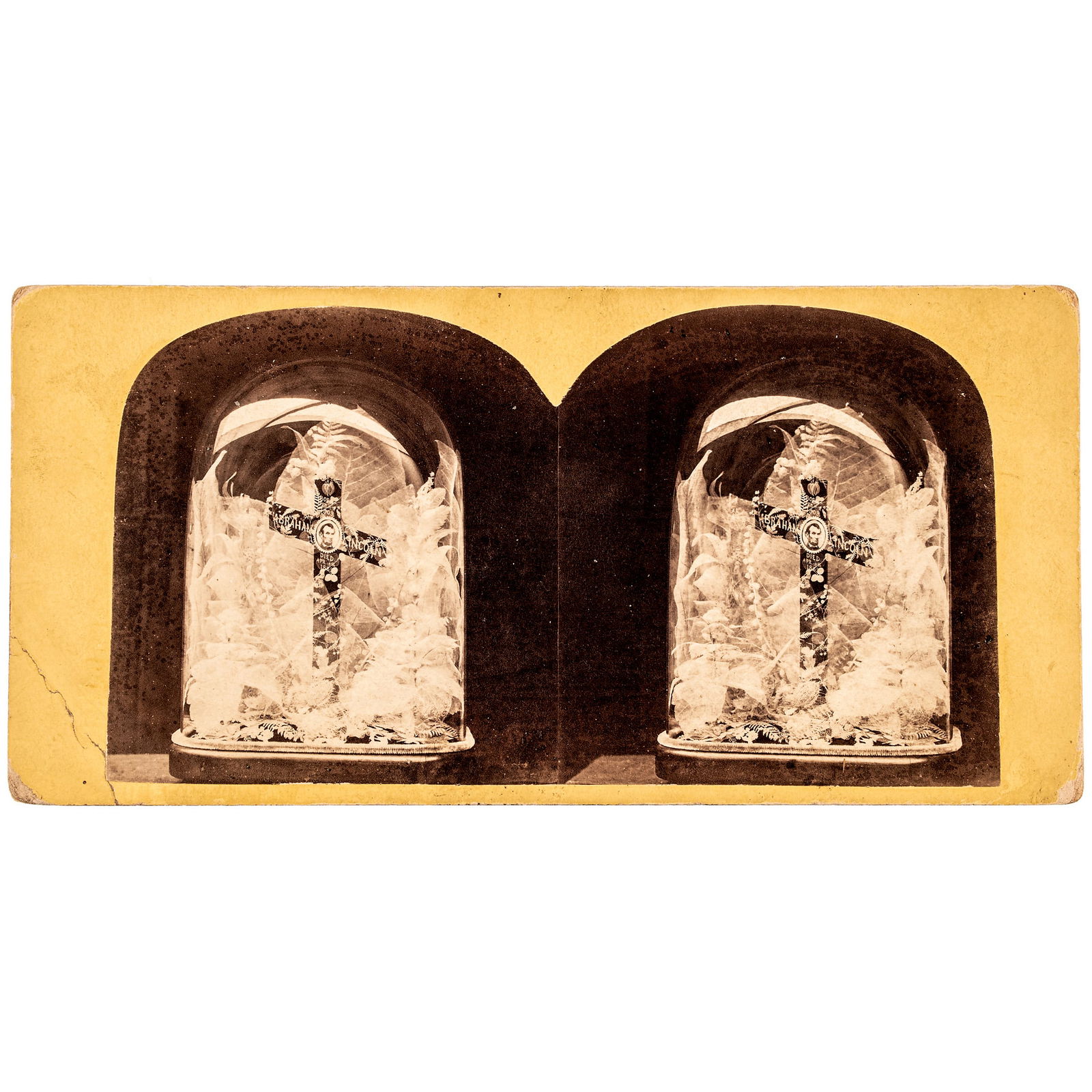 1865 STEREOVIEW ABRAHAM LINCOLN