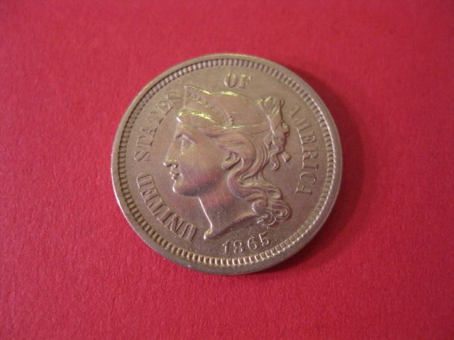 1865 Three Cent Nickel