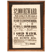 1866 $2,000 REWARD. BOLD BROAD