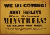 1868 BROADSIDE, "JIMMY HARLAN'