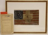 1868 DIMINUTIVE CIVIL WAR FLAG